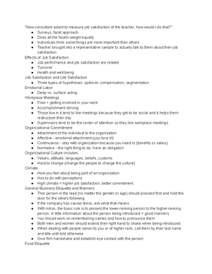 Chapter 3 Job Analysis - notes on what job analyses are in I/O ...