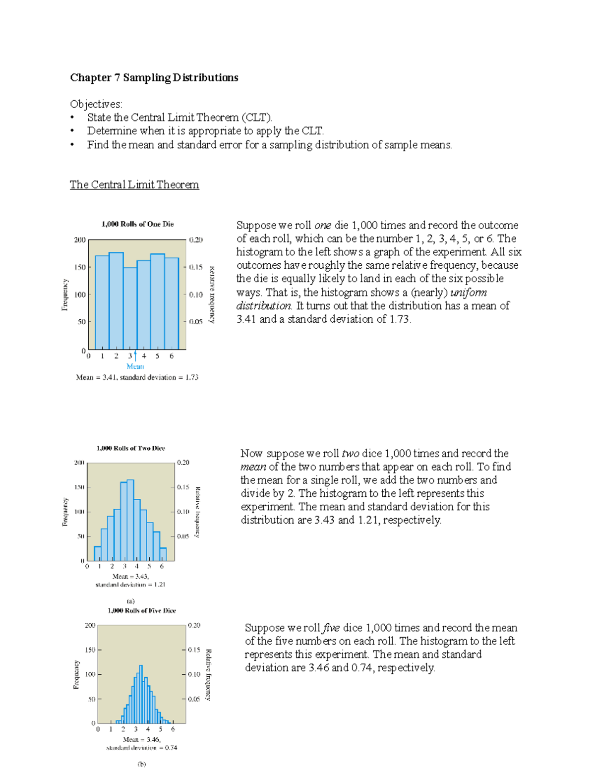 Lesson 25 Sampling Distributions Part 1 - Chapter 7 Sampling ...