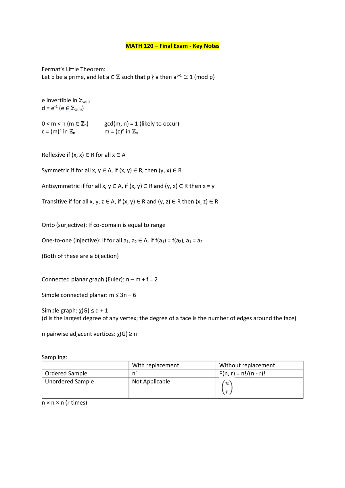 Math 1 Final Exam Key Notes Warning Tt Undefined Function 32 Warning Tt Undefined Studocu