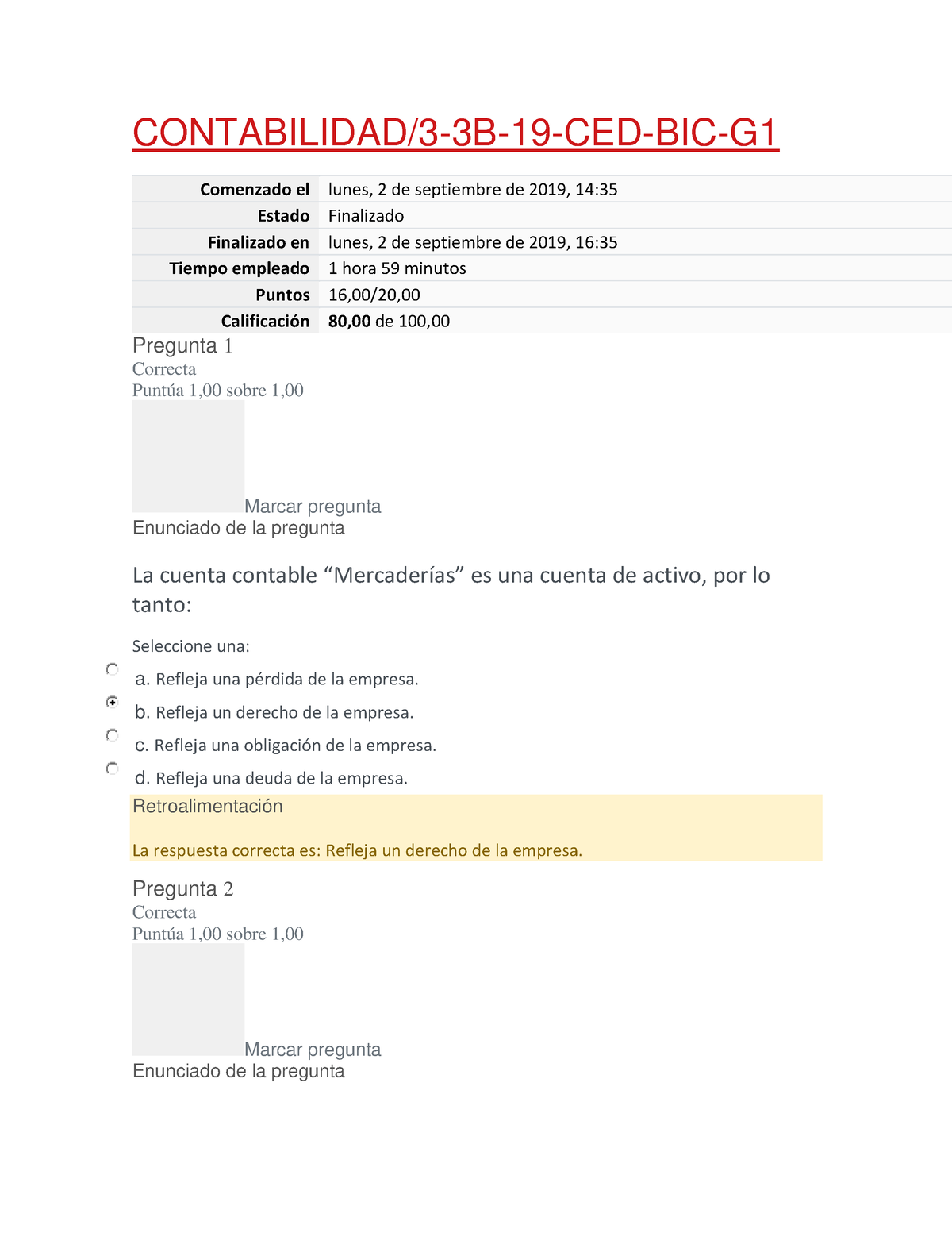 Contabilidad Examen - Prueba Completa - CONTABILIDAD/3-3B-19-CED-BIC-G ...