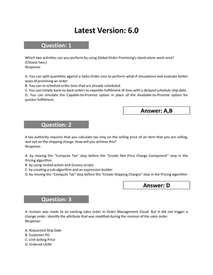 Associate 1z0-1064-22 Level Exam