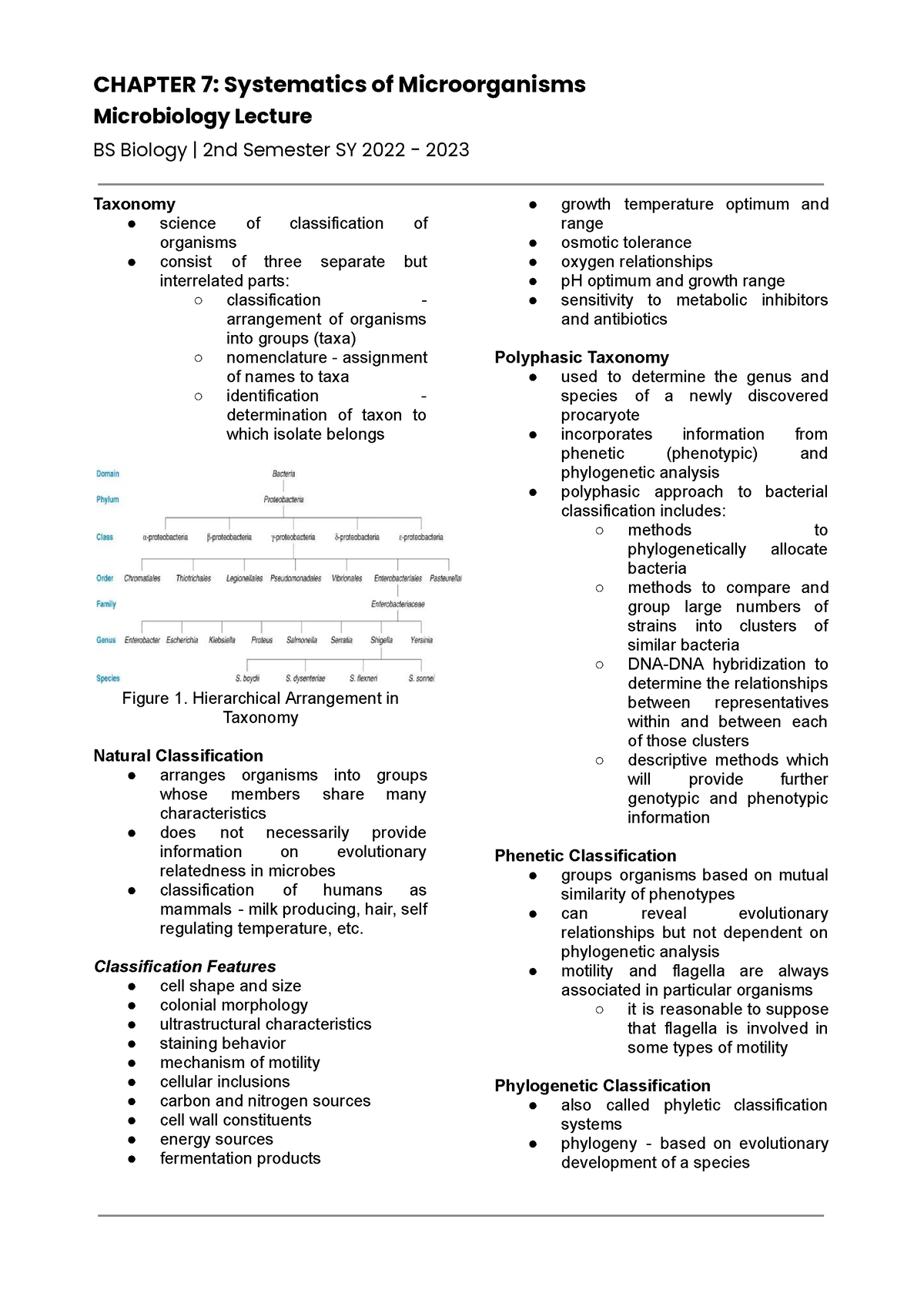 Chapter 7 Microbiology Lecture - Microbiology Lecture BS Biology | 2nd ...