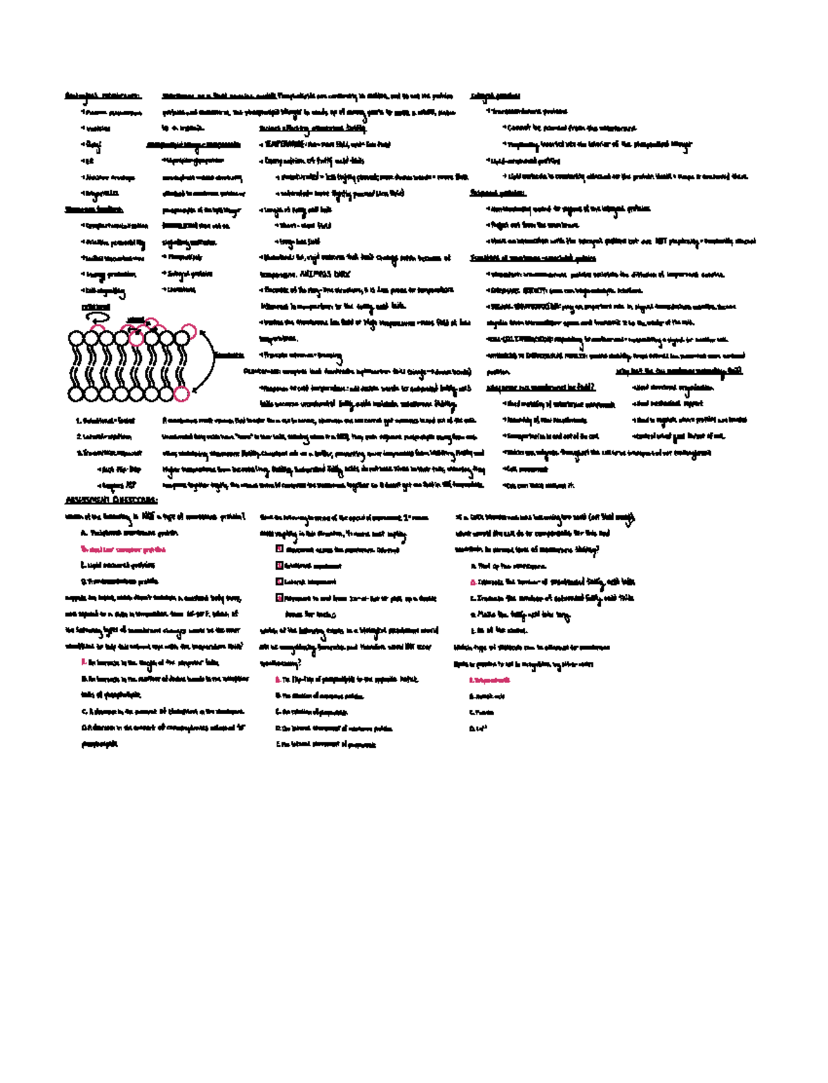 membrane-structure-and-fluidity-givemembranes-studocu