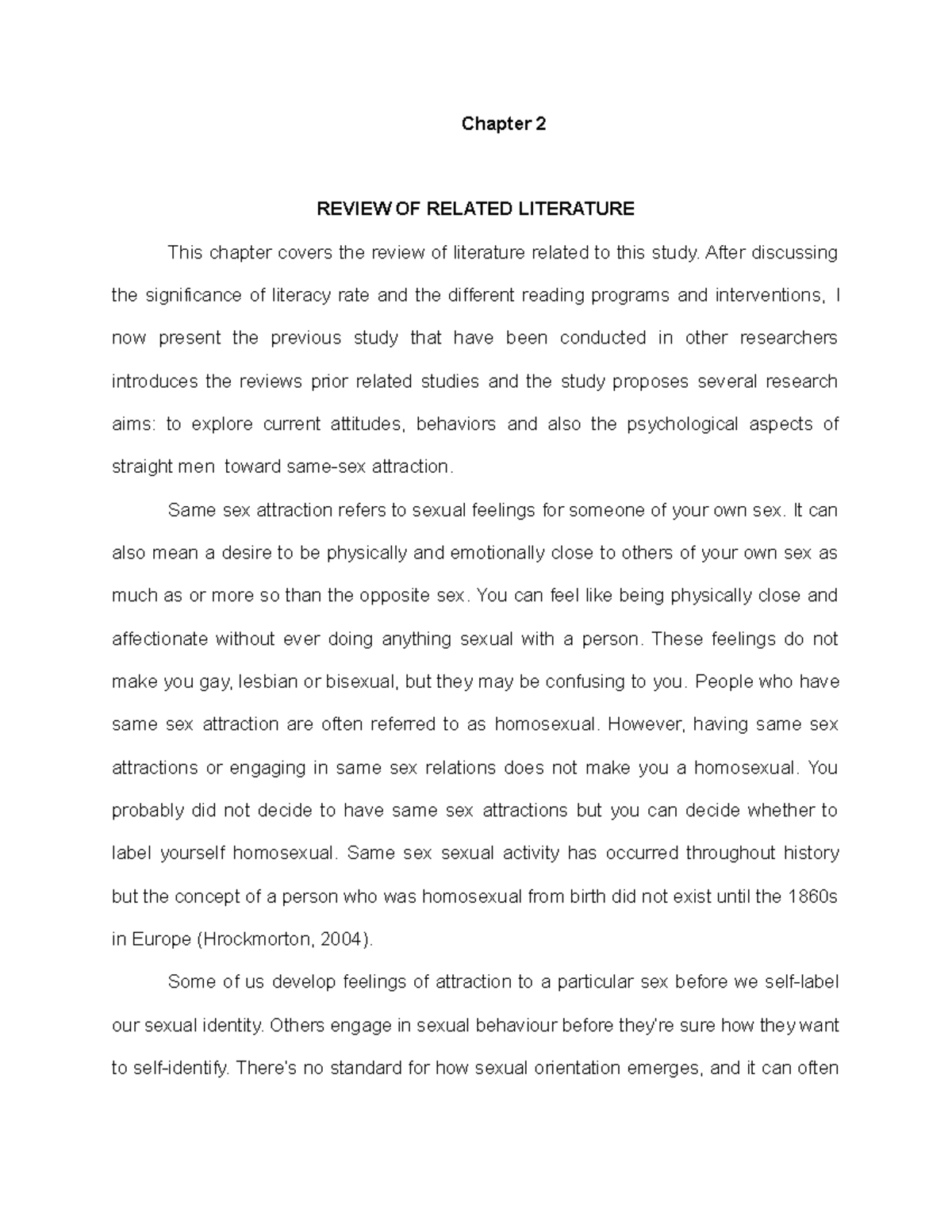 Chapter 2 editonon - thesis - Chapter 2 REVIEW OF RELATED LITERATURE ...