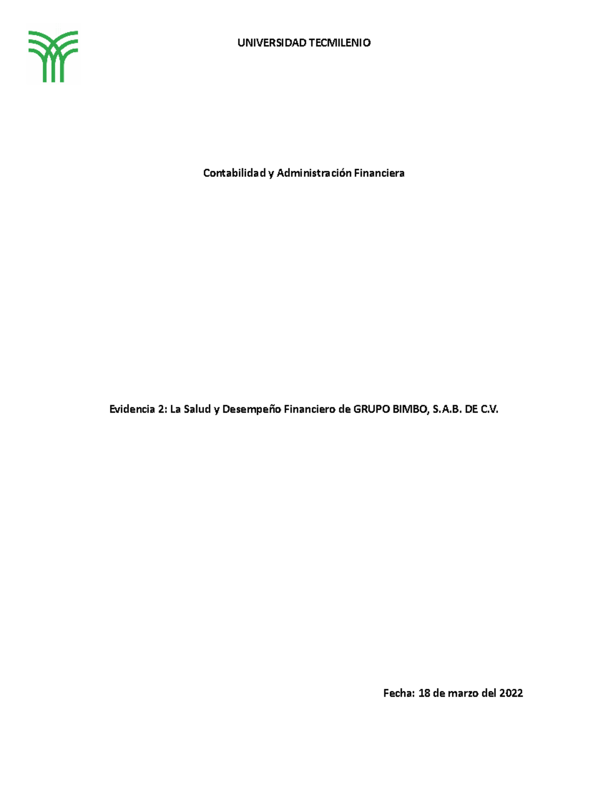 D.3 Evidencia 2 Contabilidad - Contabilidad Y Administración Financiera ...