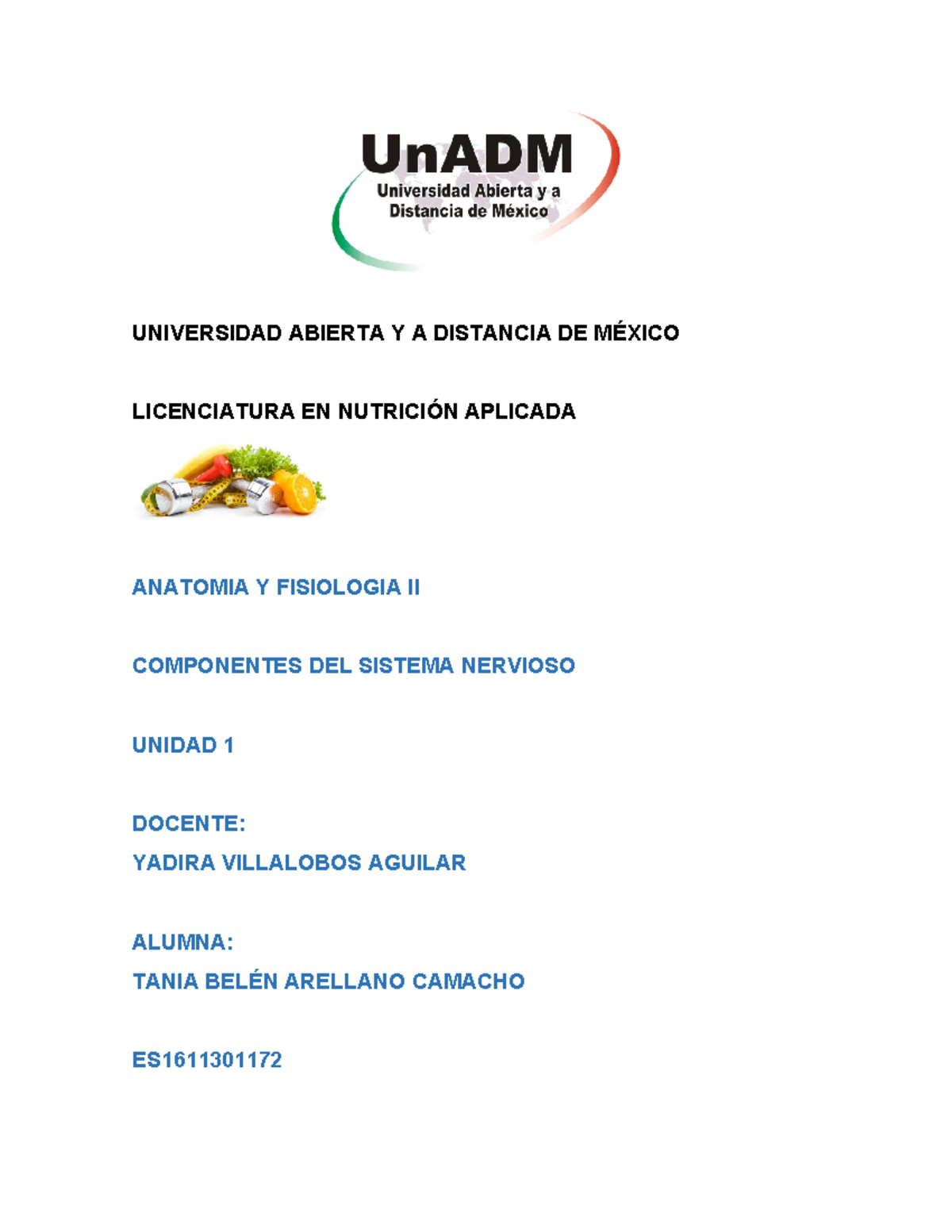 AFI2 U1 A1 TBAC - UNIVERSIDAD ABIERTA Y A DISTANCIA DE MÉXICO ...