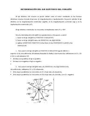 5 Calculo Del Eje Electrico Y De La Frecuencia Cardiaca Medicina Studocu