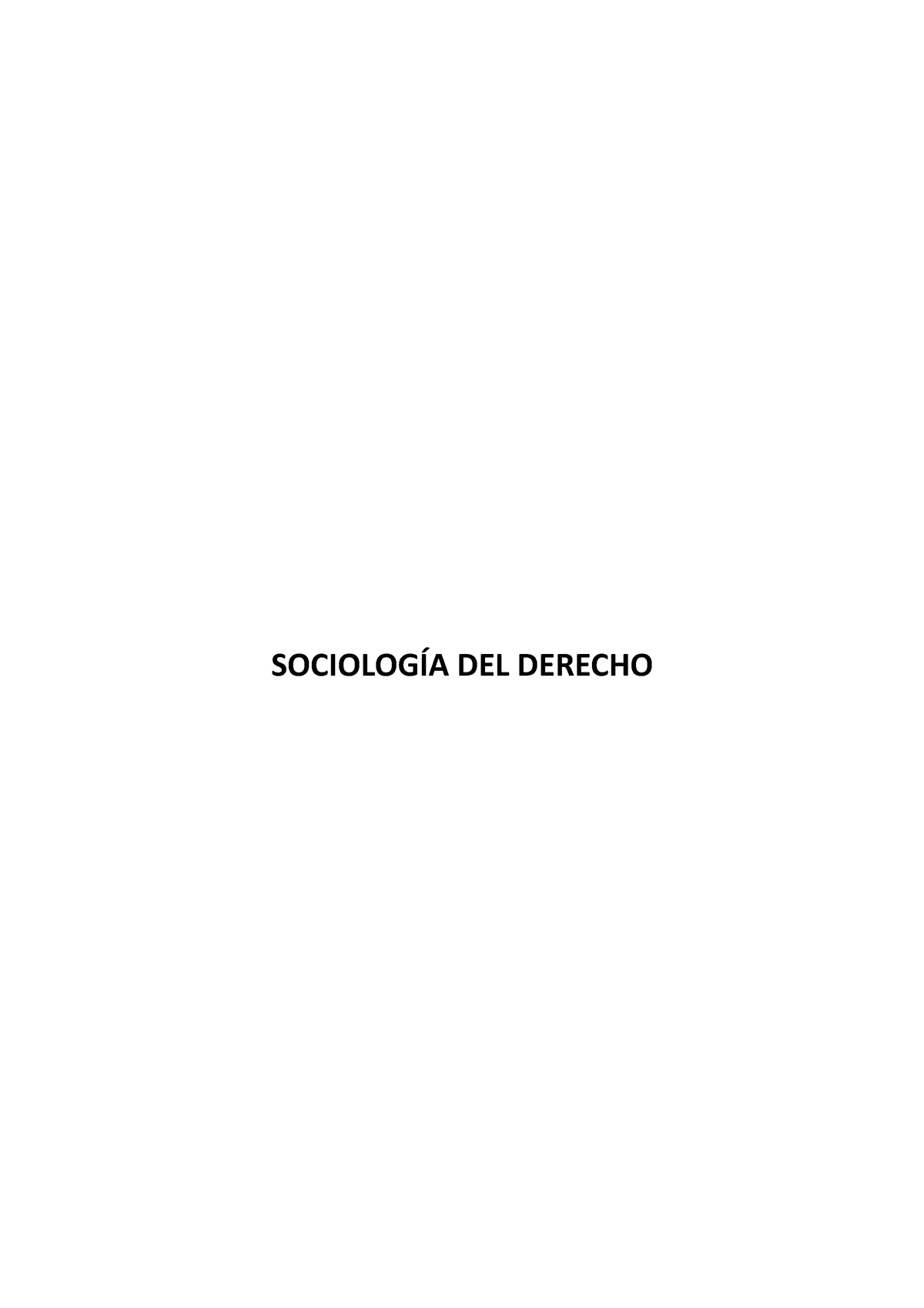 Sociología Del Derecho SociologÍa Del Derecho En Una Sociedad Pueden Existir Pluralidad De 4150