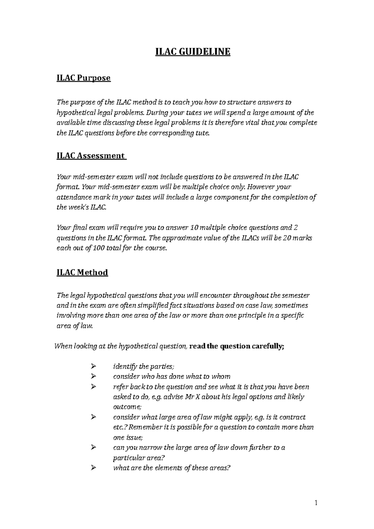 Practical - ILAC Guideline No.1 - ILAC GUIDELINE ILAC Purpose The ...