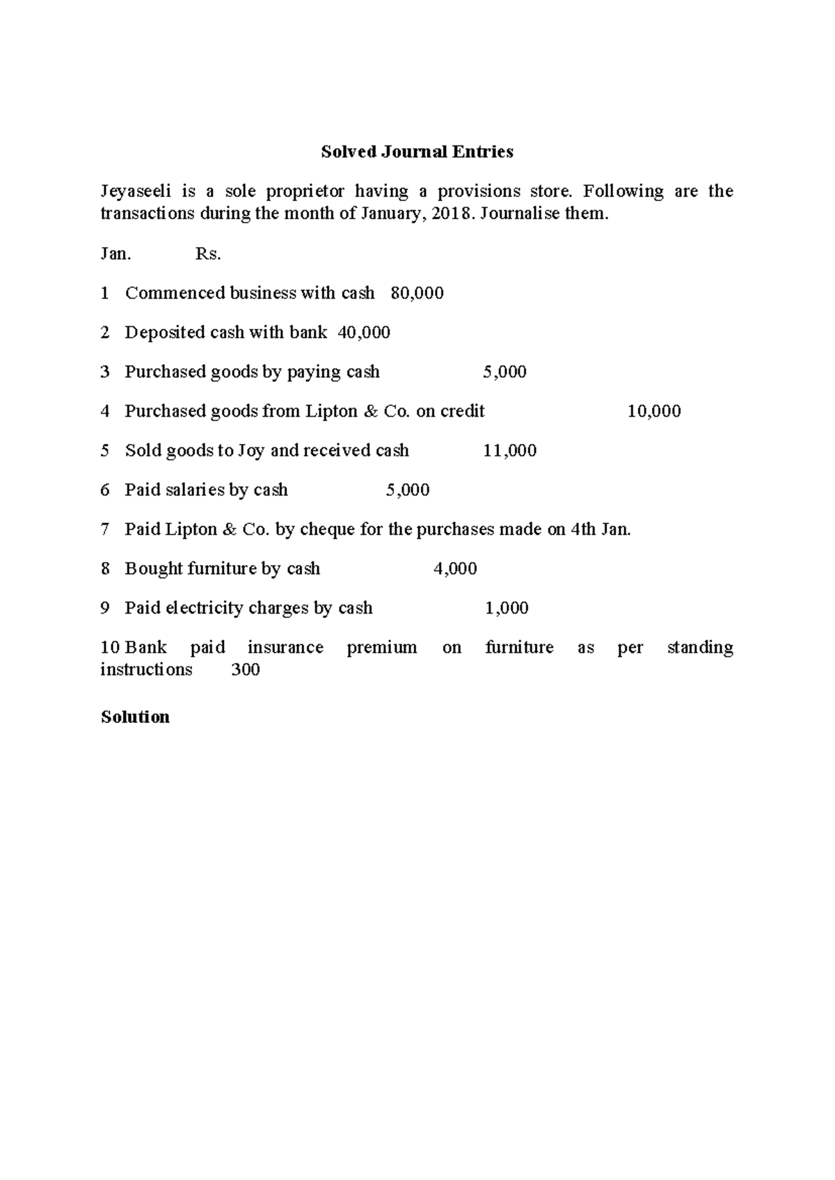 13475 1633267684 - Commerce table - Solved Journal Entries Jeyaseeli is ...