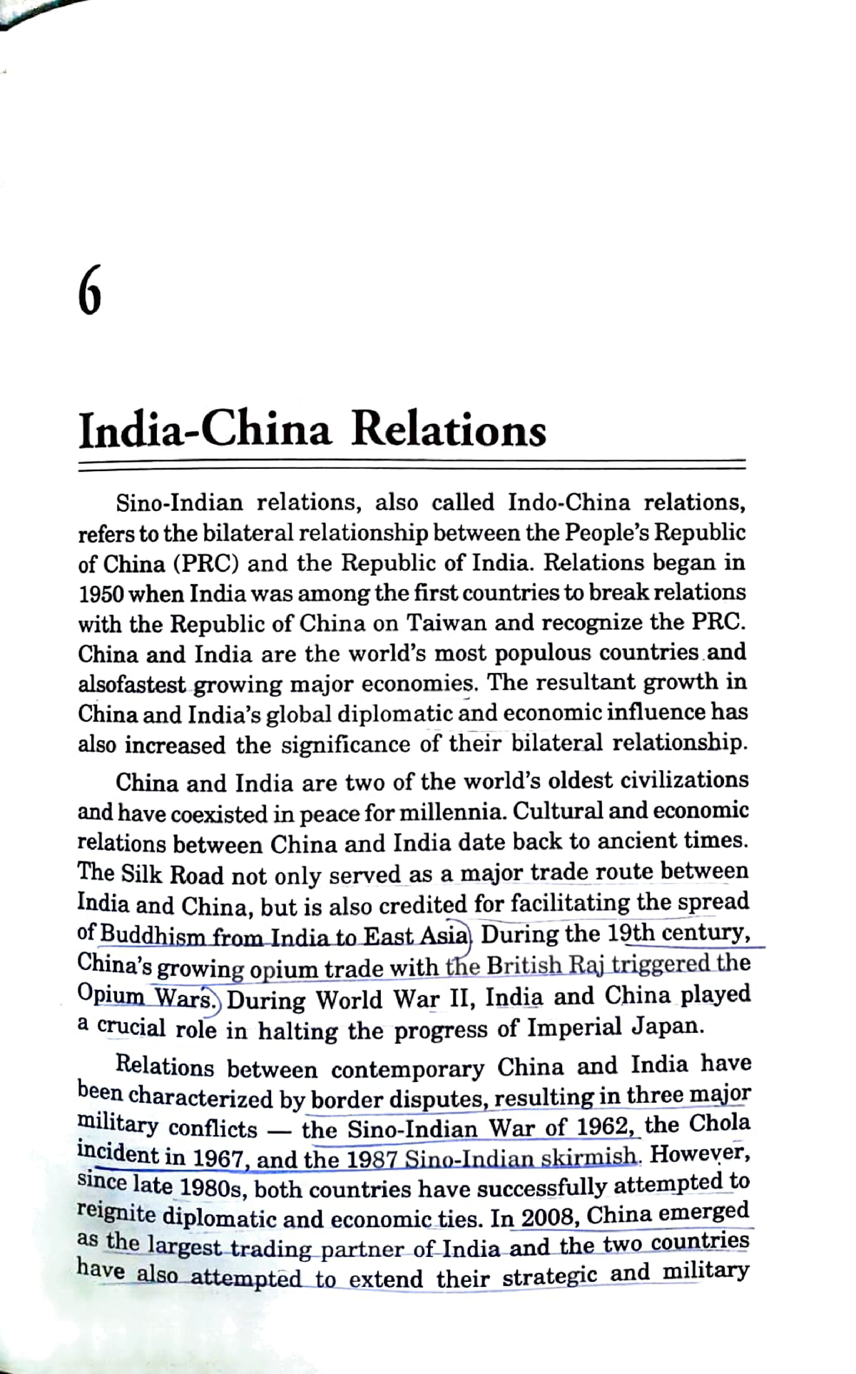 india china relations research paper