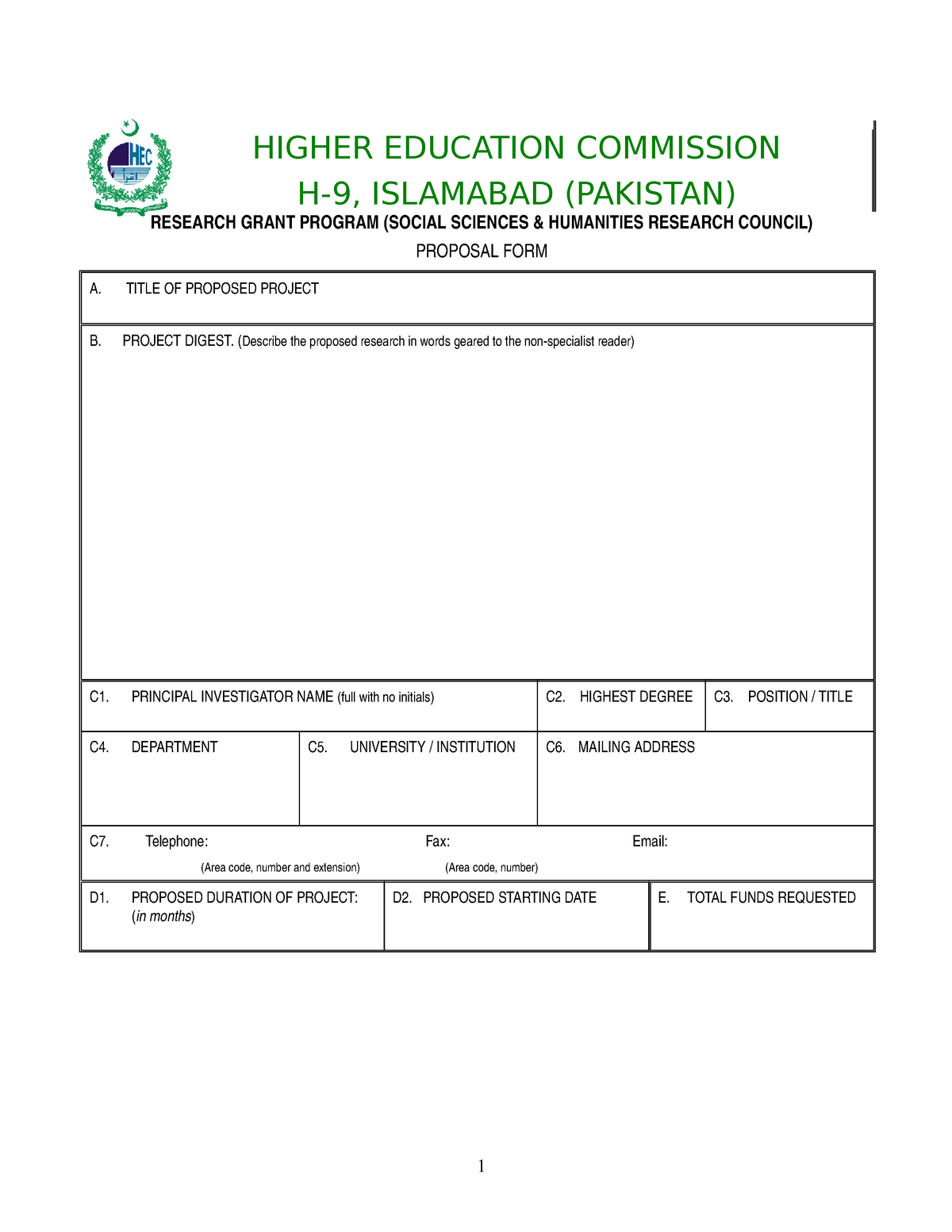 research proposal on education in pakistan slideshare