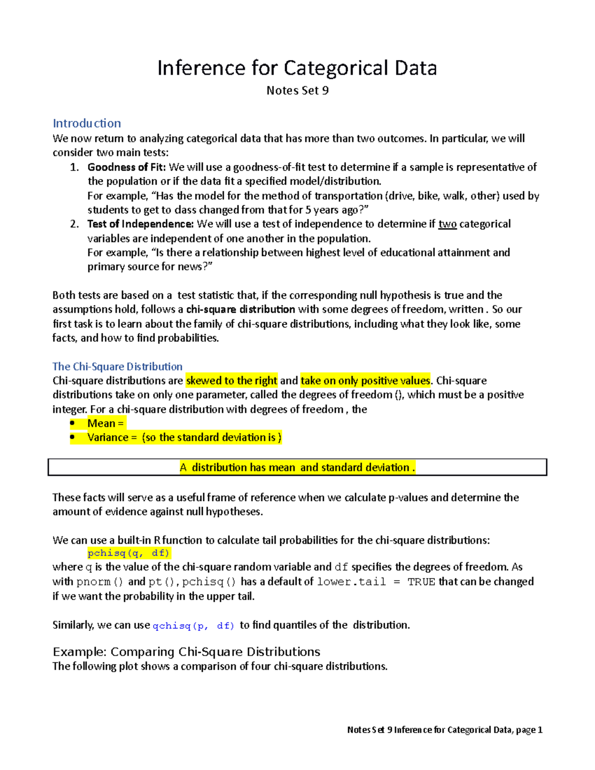 9 Inference for Categorical Data - W22 - students - Inference for ...