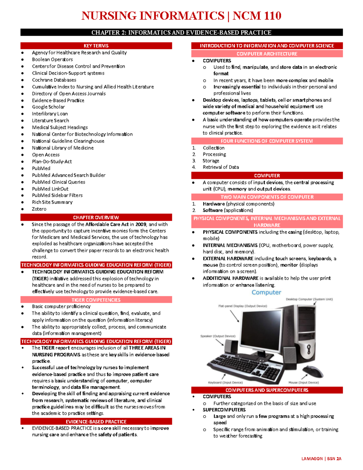 Chapter 2 Informatics And Evidence Based Practice Chapter 2