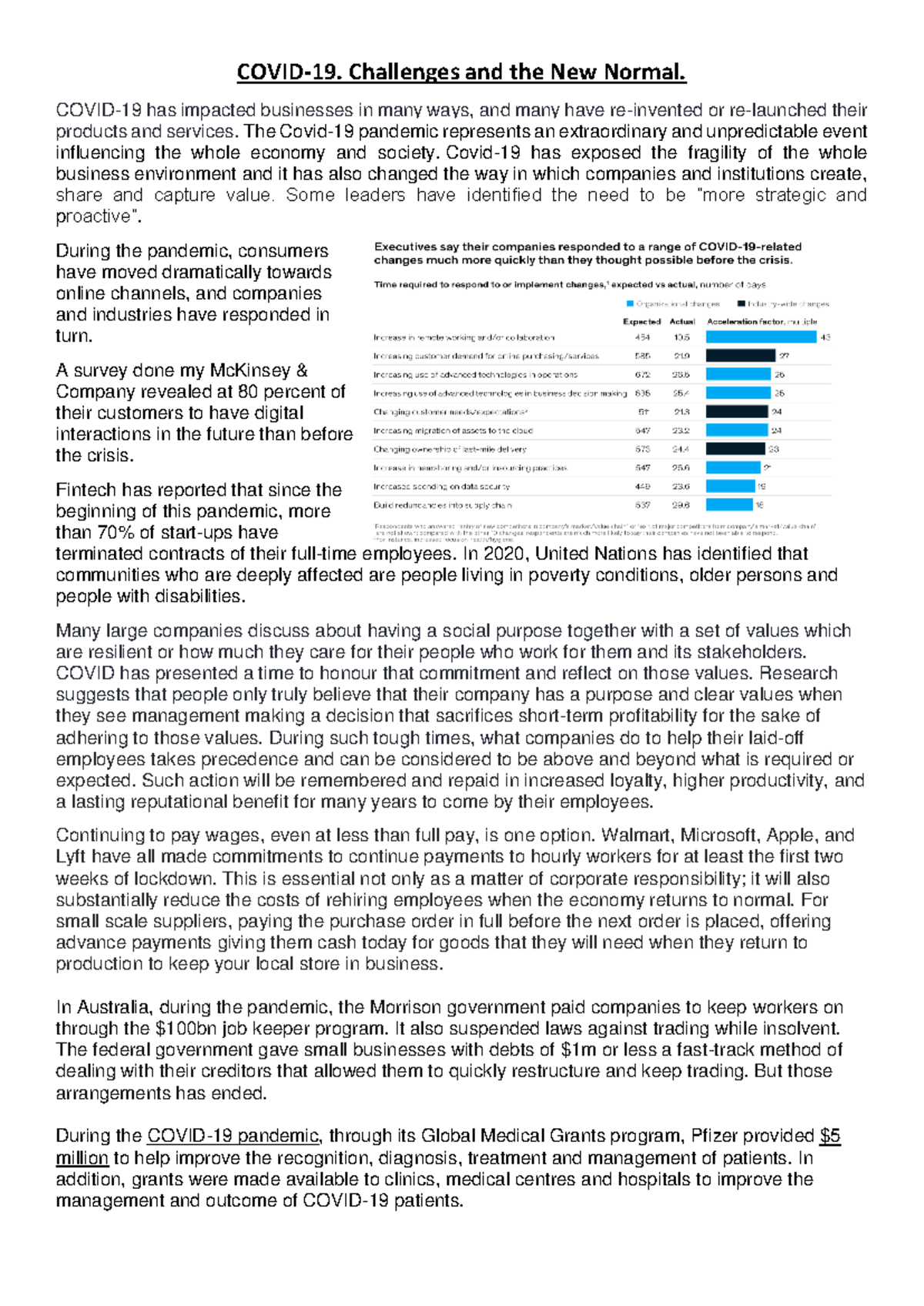 Week 4 Case study - Covid - COVID-19. Challenges and the New Normal ...