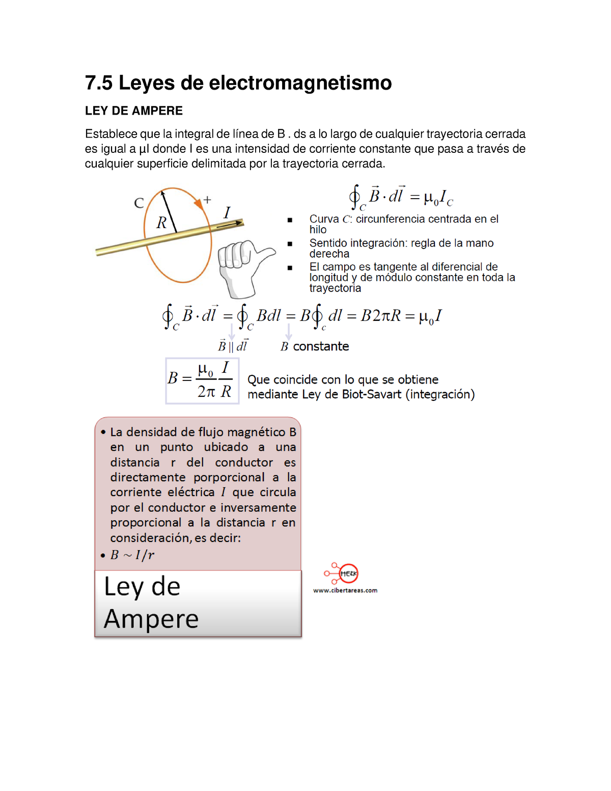 7.5 Leyes De Electromagnetismo - 7 Leyes De Electromagnetismo LEY DE ...