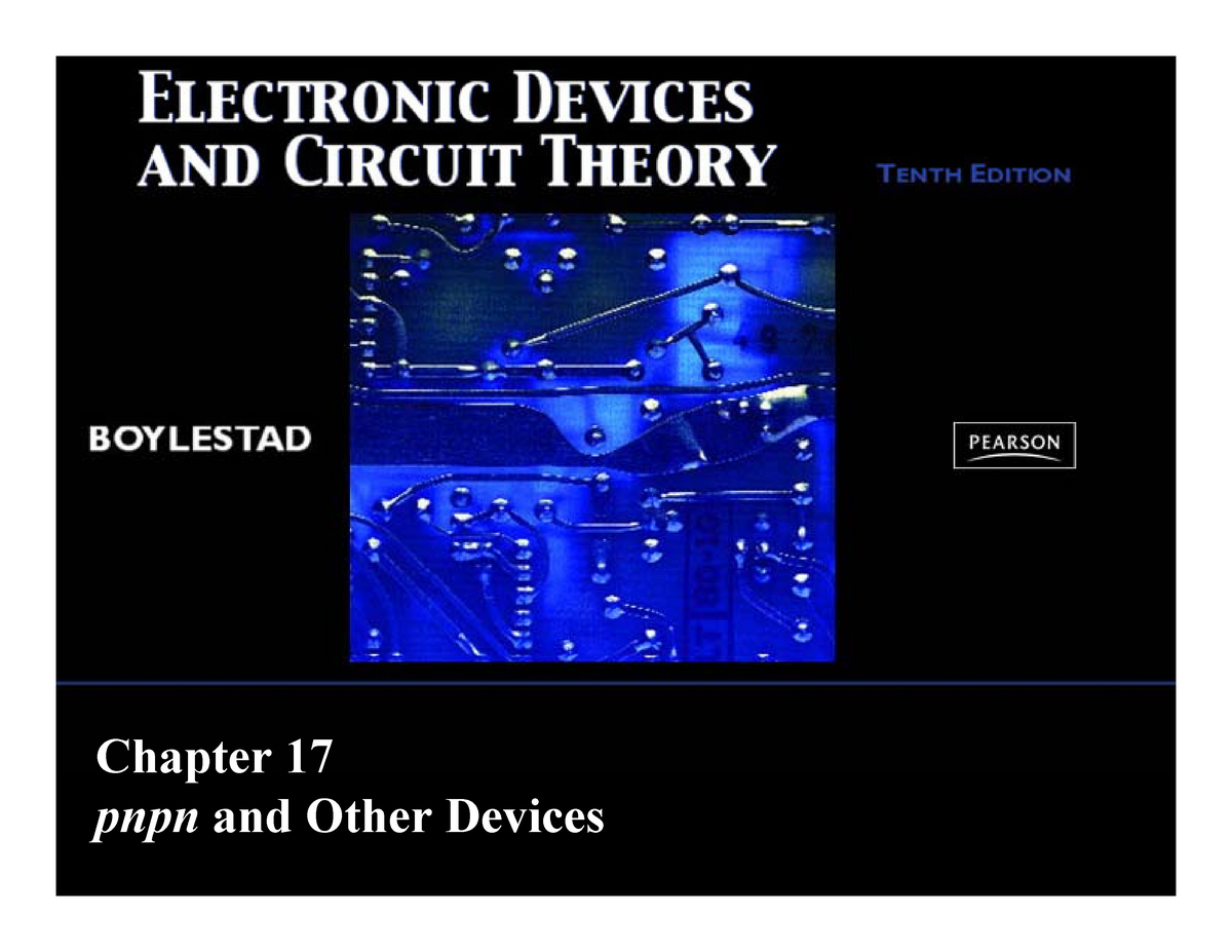 Electronic Devices And Circuit Theory 10th Ed Boylestad Chapter 17