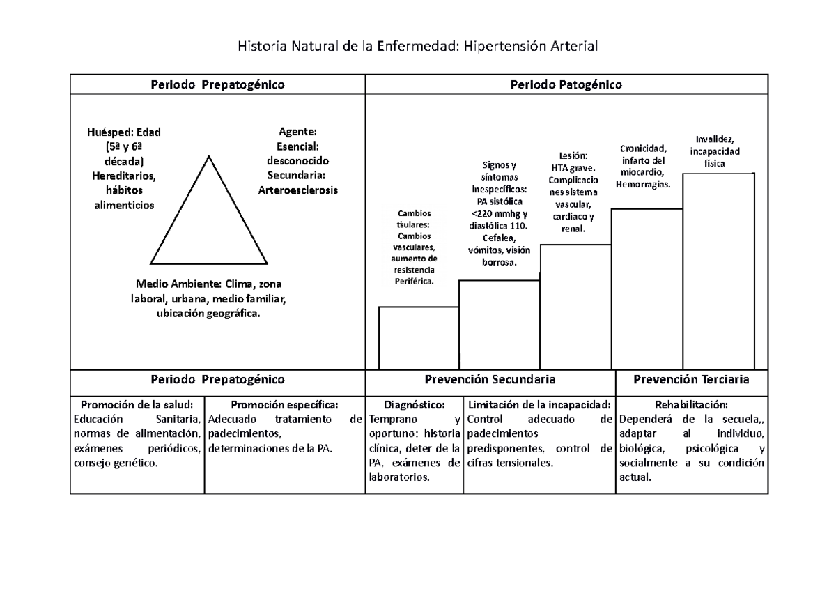 Historia Natural De La Enfermedad Hipertensión