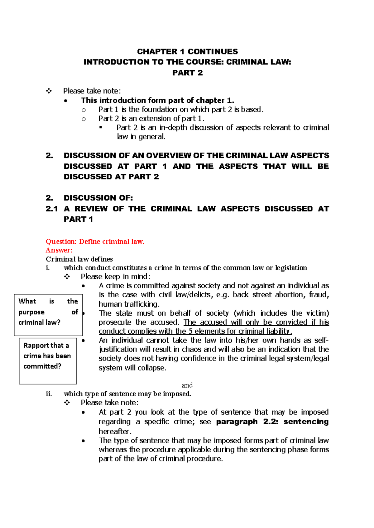 Chapter 1 Introduction Complete class notes - CHAPTER 1 CONTINUES ...