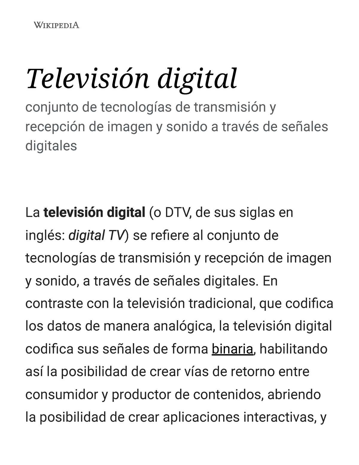 Televisión digital terrestre en Colombia - Wikipedia, la enciclopedia libre