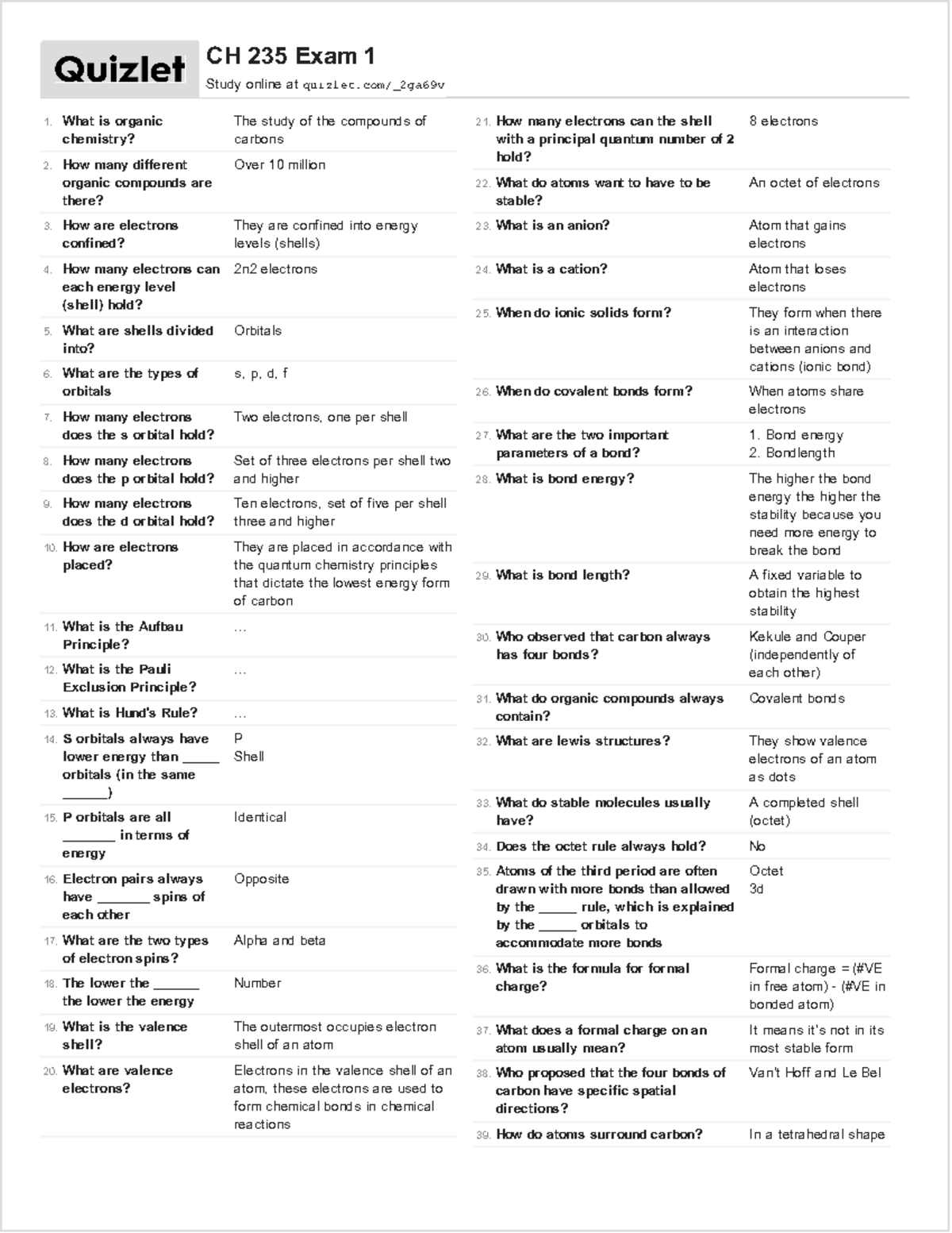 exam-1-study-guide-what-is-organic-chemistry-the-study-of-the