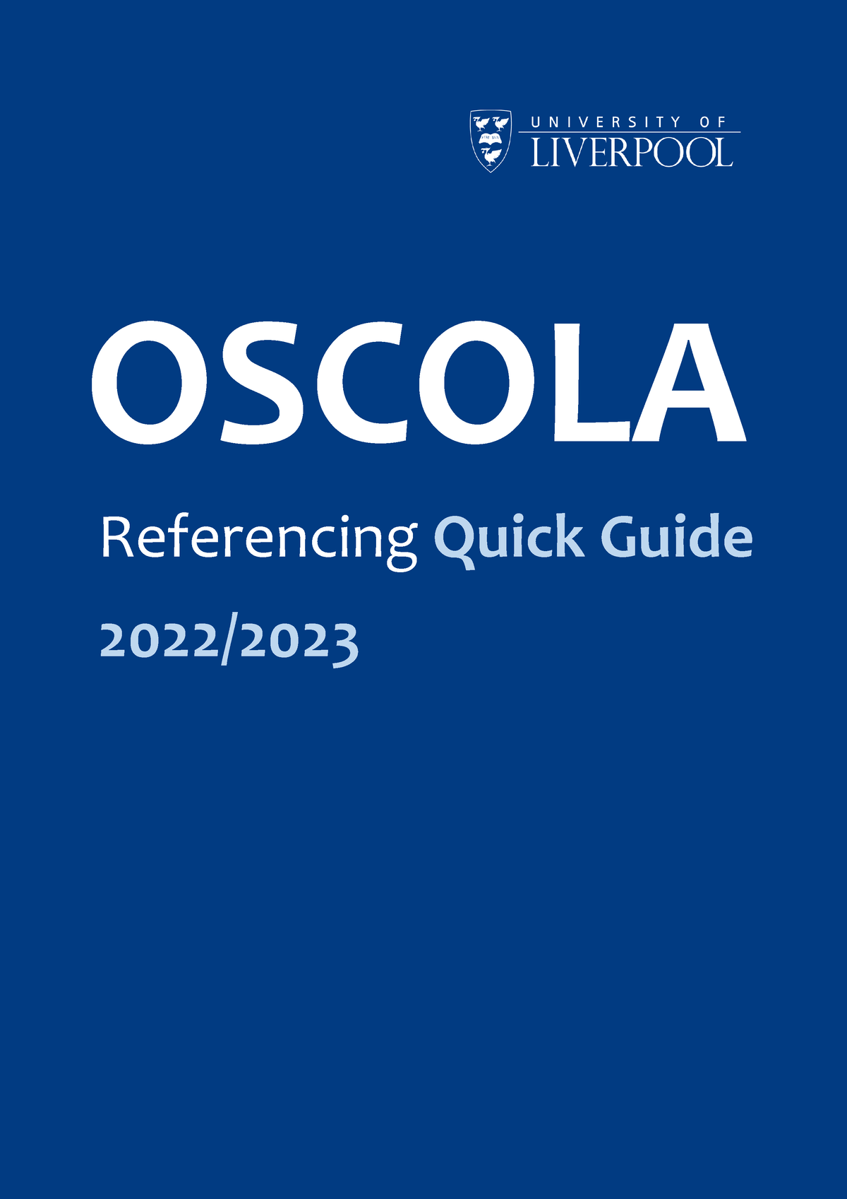 Oscola Quick Guide 2022 23 Oscola Referencing Quick Guide 2022