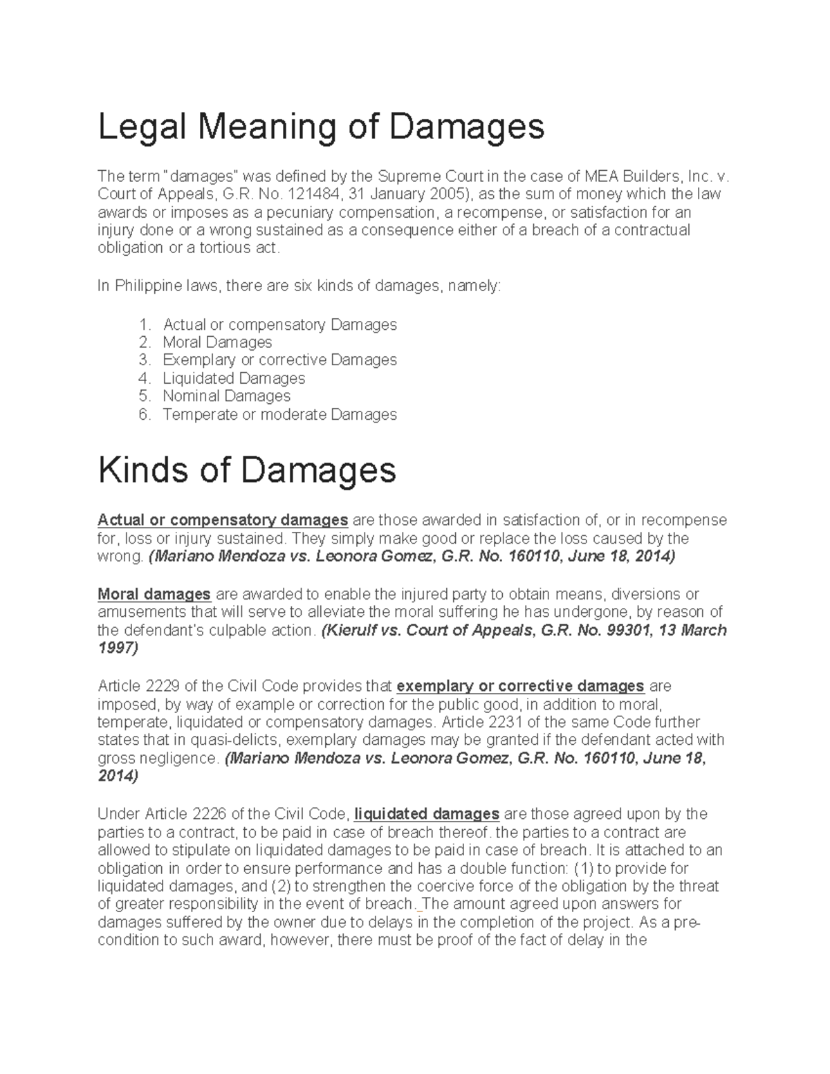 damages-pointers-legal-meaning-of-damages-the-term