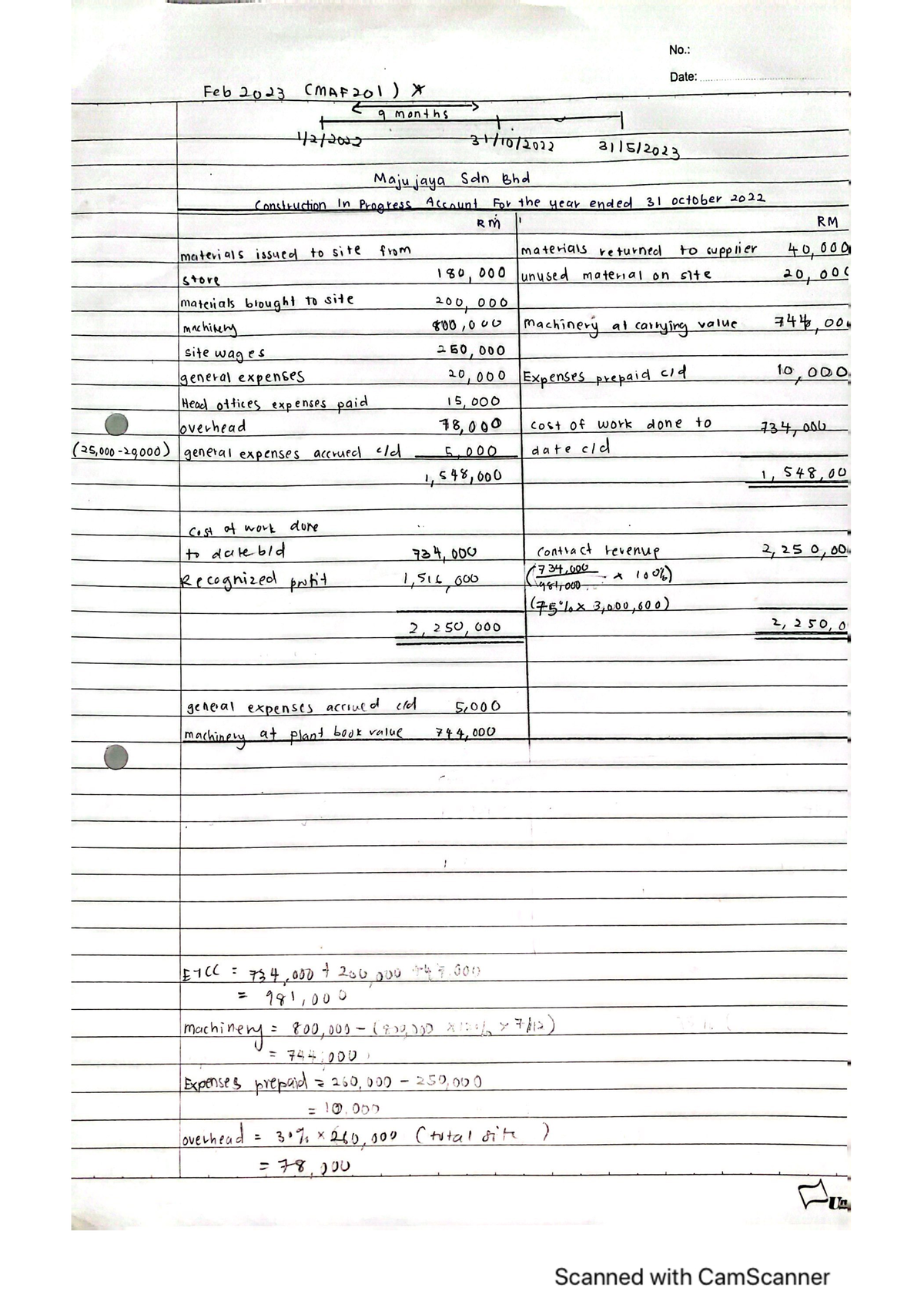 FEB2023 - Final Examination Tutorial - Computerised Accounting - Studocu