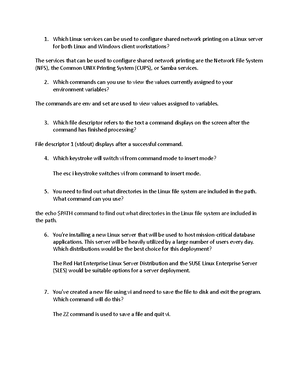 Linux module 4 assignment - CHAPTER 10 You've used the rpm command with ...