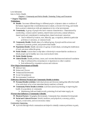 Intro To Public Health: Final Exam Study Guide - 1. 2. 3. 4. 5. 6 ...