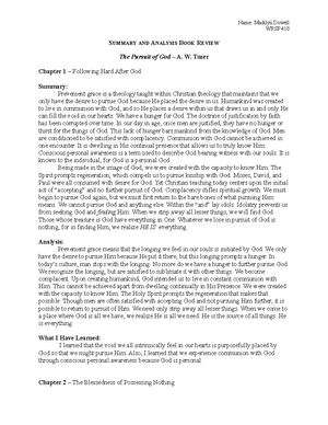 WRSP 410-B01 Final Project.Lesson Plans Assignment - Liberty University ...