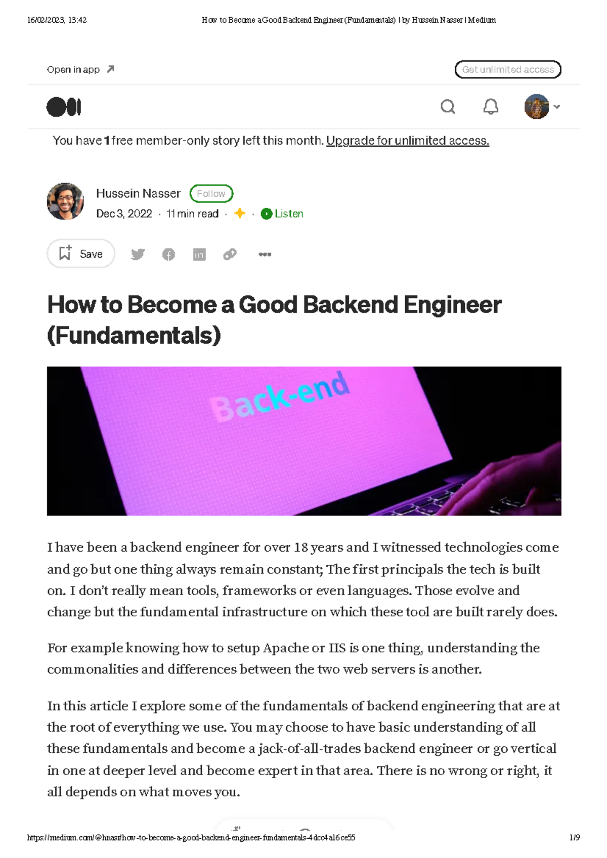 how-to-become-a-good-backend-engineer-fundamentals-by-hussein-nasser