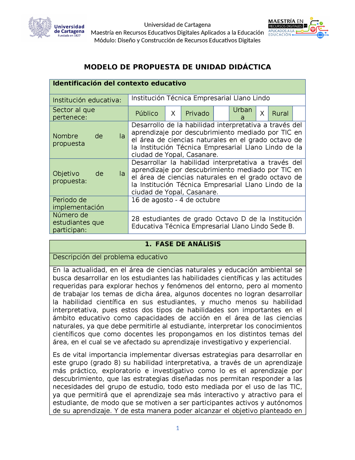 Guía Didactica RED-Ya Da Asignación - Maestría En Recursos Educativos ...