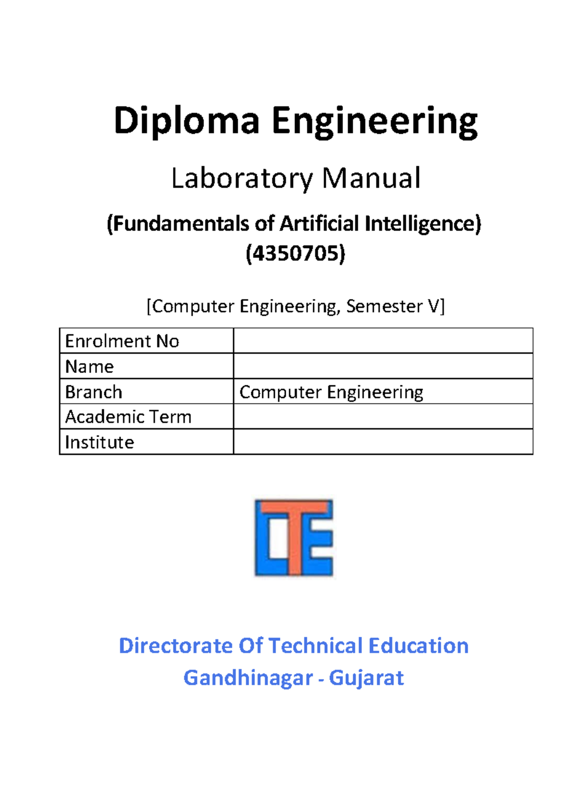 AI Lab Manaual - These are practicals regarding artificial intelligence ...