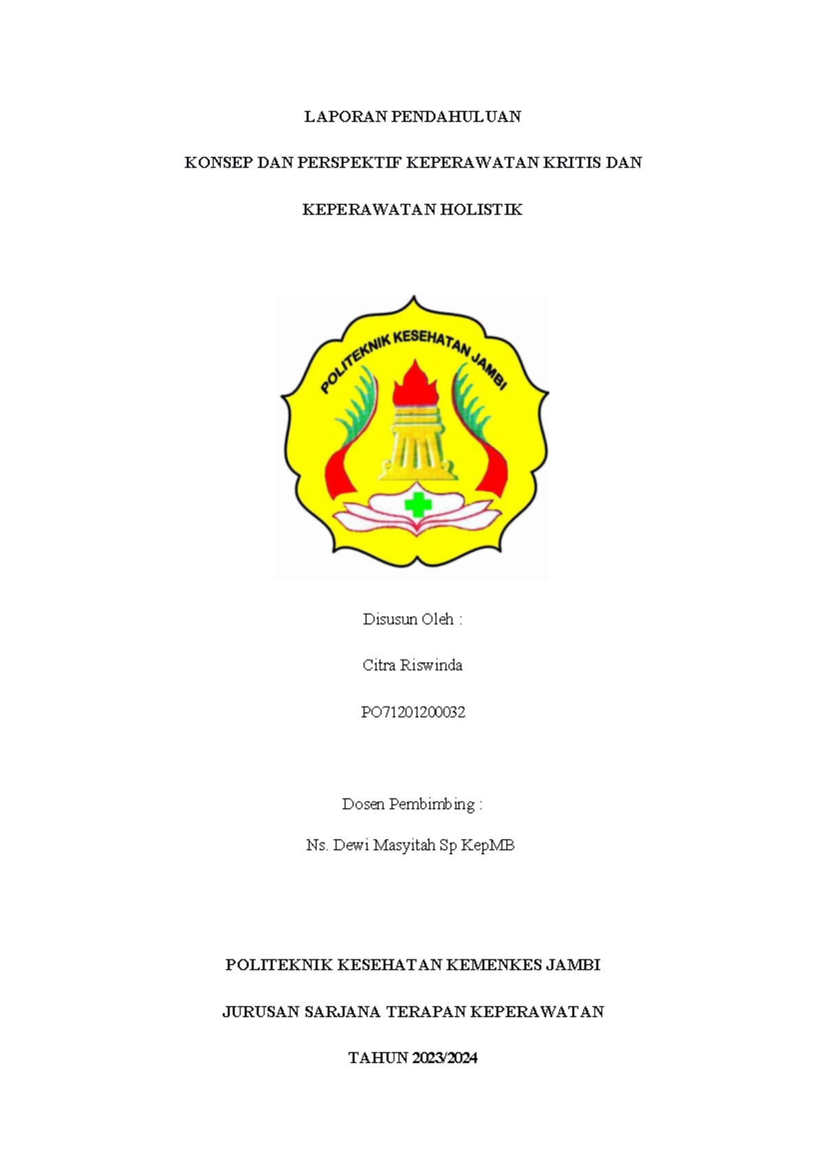 laporan-pendahu-hjjkkk-laporan-pendahuluan-konsep-dan-perspektif
