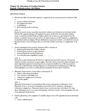 21 - Advanced Pathophysiology NU 542 - NURSINGTB Chapter 21 ...