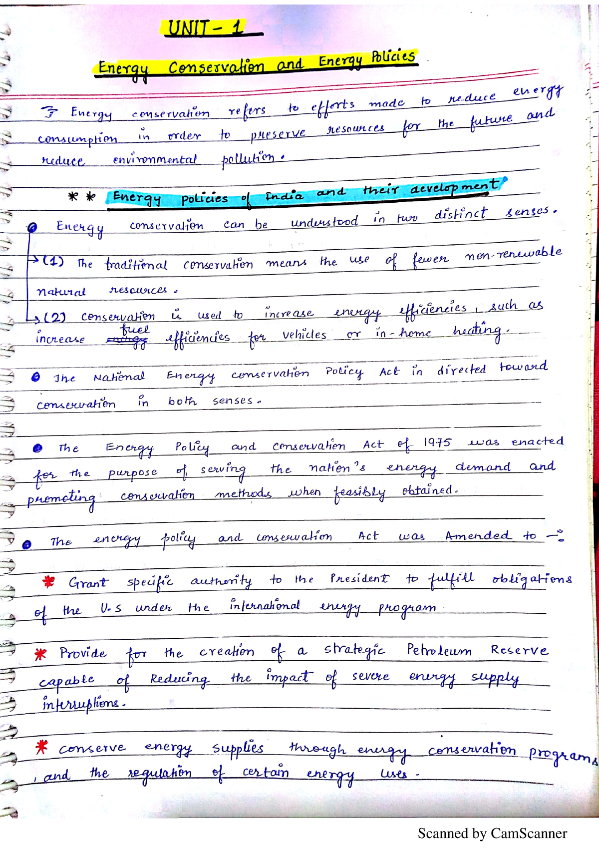 Electrical energy conservation notes - btech - Studocu