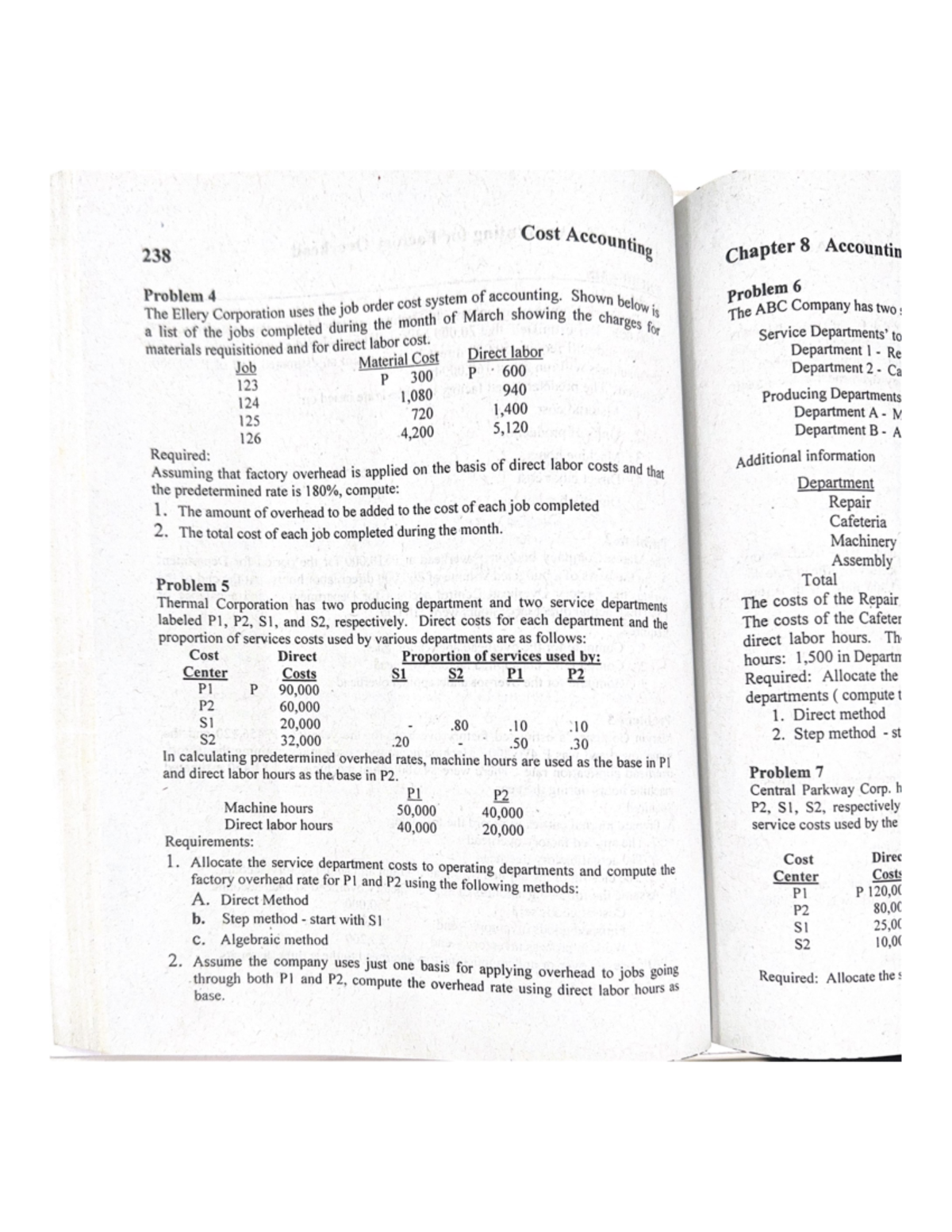 Chapter 8 Aug 9 Asynchronous - 238 Cost Accounting Chapter 8 Accountin ...