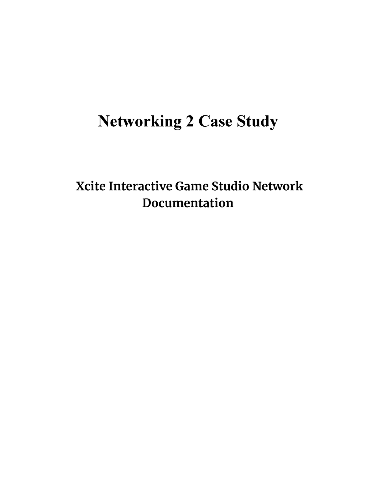 case study networking and j.r answers