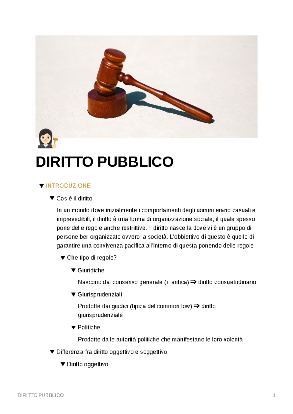 Diritto Pubblico - DIRITTO PUBBLICO INTRODUZIONE Cos è Il Diritto In Un ...