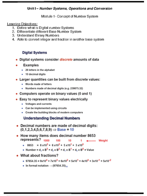 Module 6 - Basic Operations - Unit II – Boolean Algebra Module 6 ...