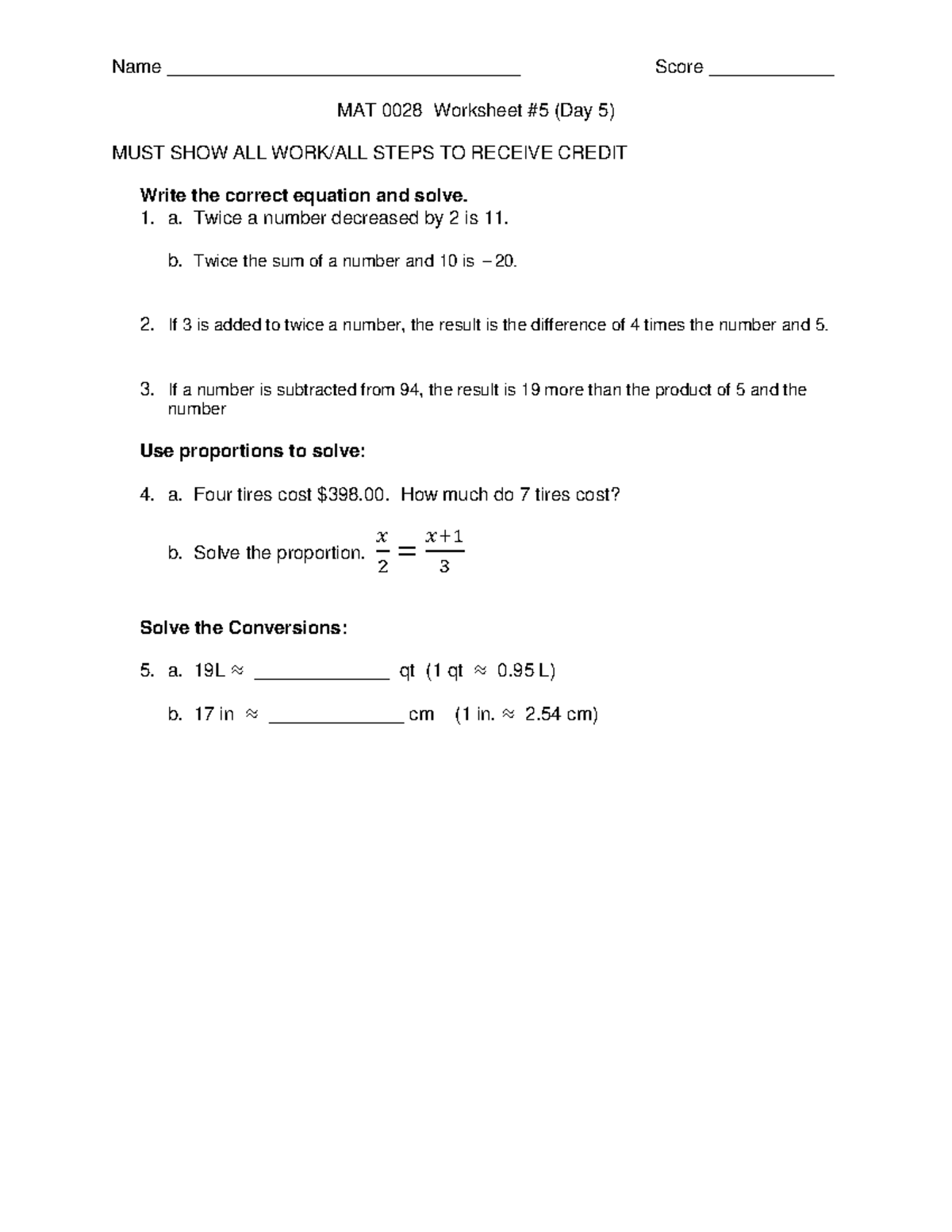 Worksheet 05 Day 05 - Homework - Name ...