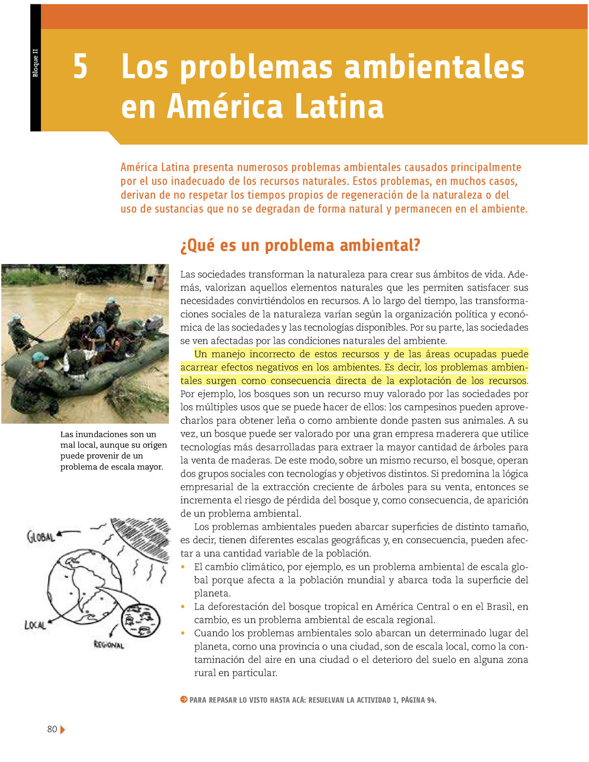 Problematicas Ambientales Bloque Ii Los Problemas Ambientales En América Latina ¿qué Es Un 3280