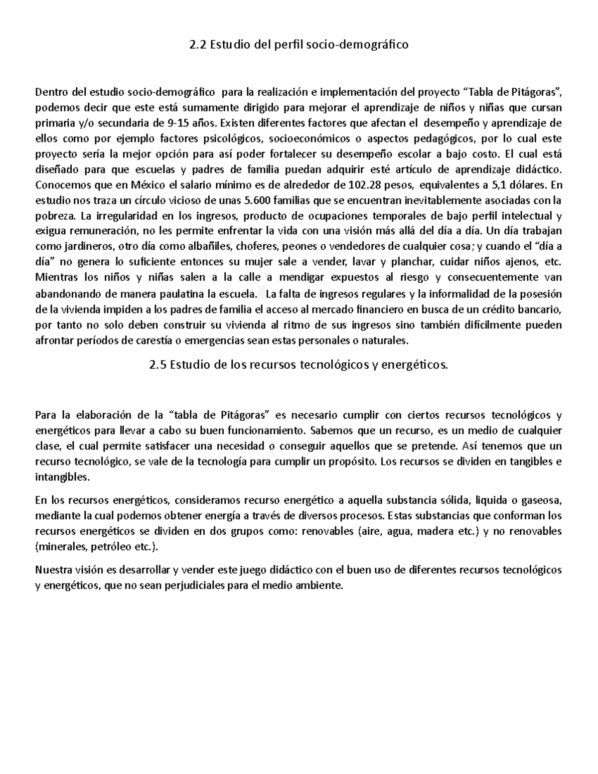 2.2 Y 2 - Estudio Del Perfil Socio-demográfico - 2 Estudio Del Perfil ...