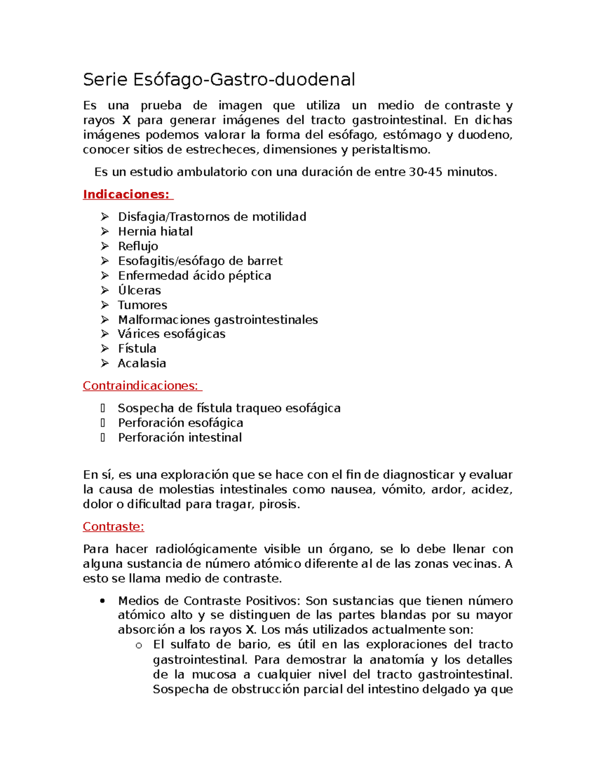 indicaciones y contraindicaciones de los rayos x indicaciones y contraindicaciones de los rayos x