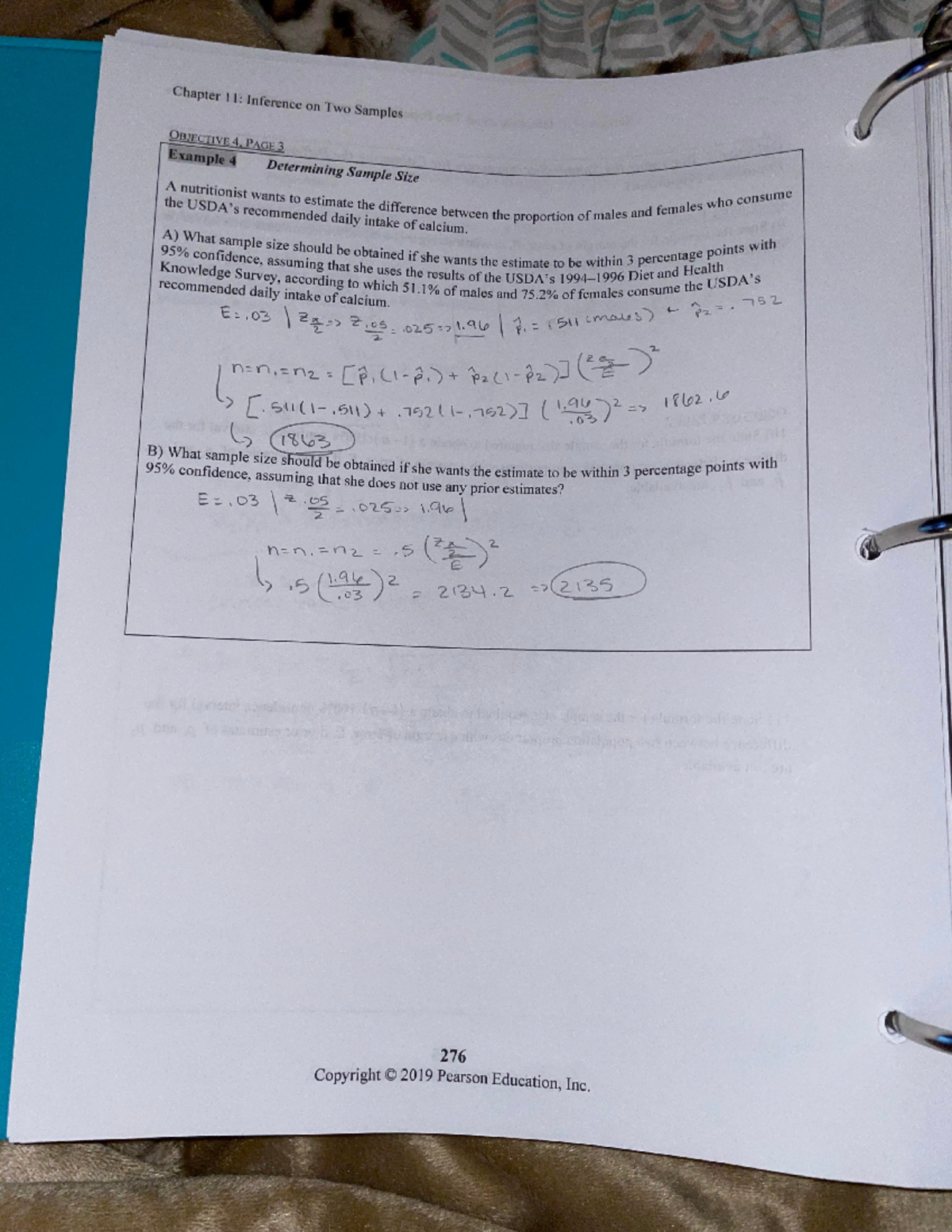 Chapter 11 section 1 page 9 - ST 210 - Studocu