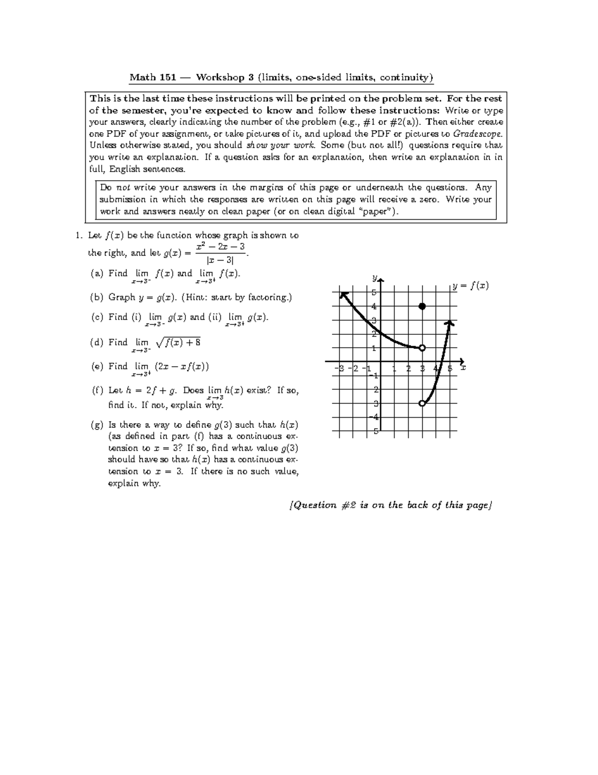 Workshop+3+%28limits%2C+one-sided+limits%2C+continuity%29 - Math 151 ...