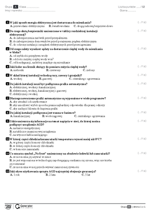 Sprawdzian Klasa 6 Technika W Najbliższym Otoczeniu www.studocu.com