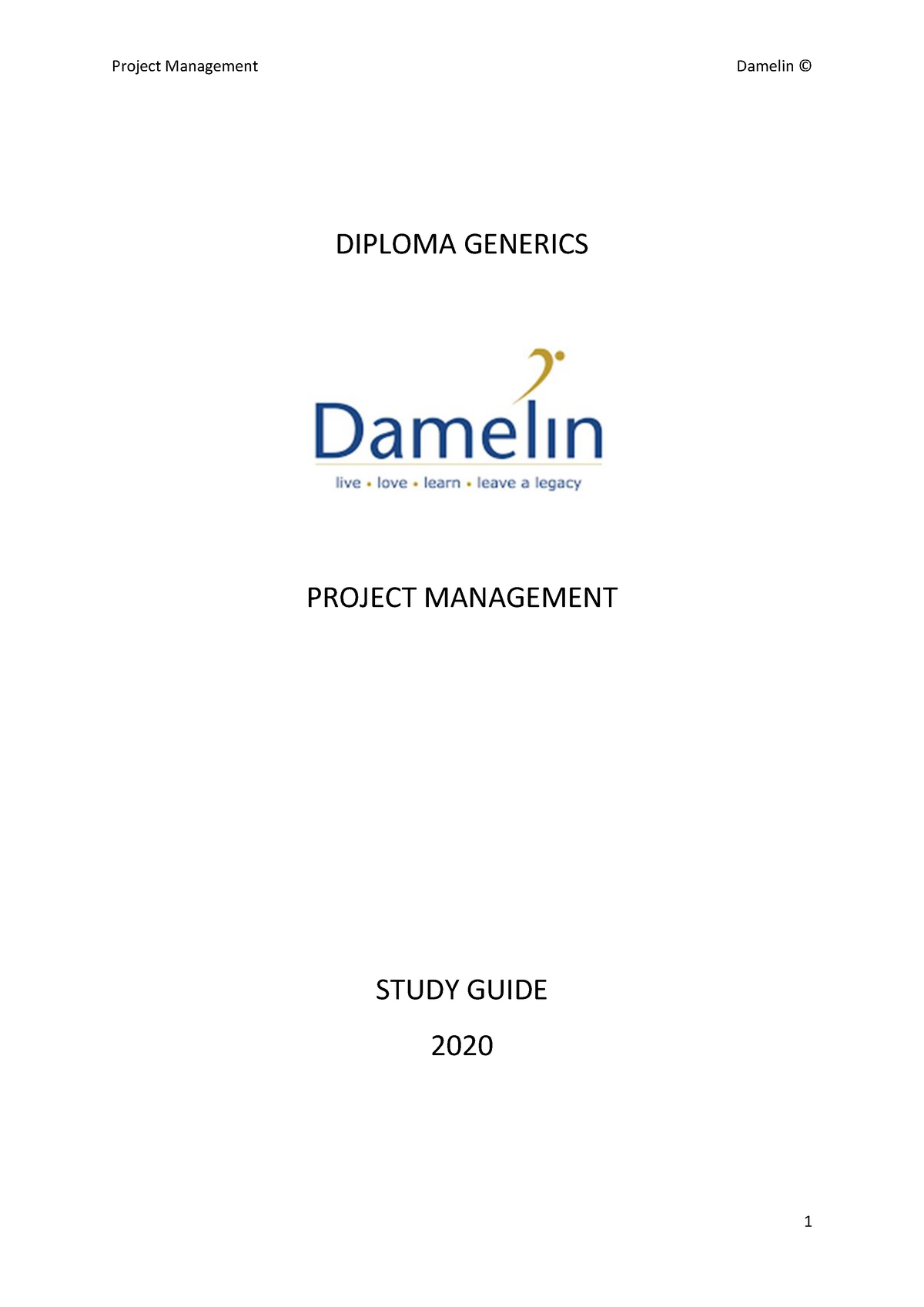 20 HE FT DP HM PMG320 Y3 SG - DIPLOMA GENERICS PROJECT MANAGEMENT STUDY ...