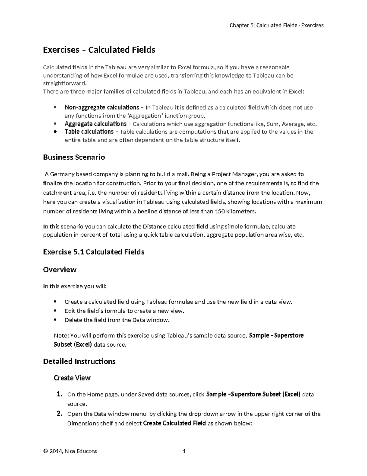 5 Calculated Fields - asa - Exercises – Calculated Fields Calculated ...